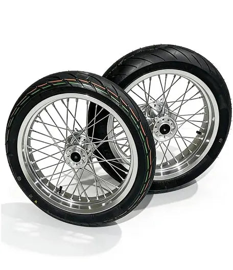 Chromed Out 17' Ultra Bee Supermoto Wheelset