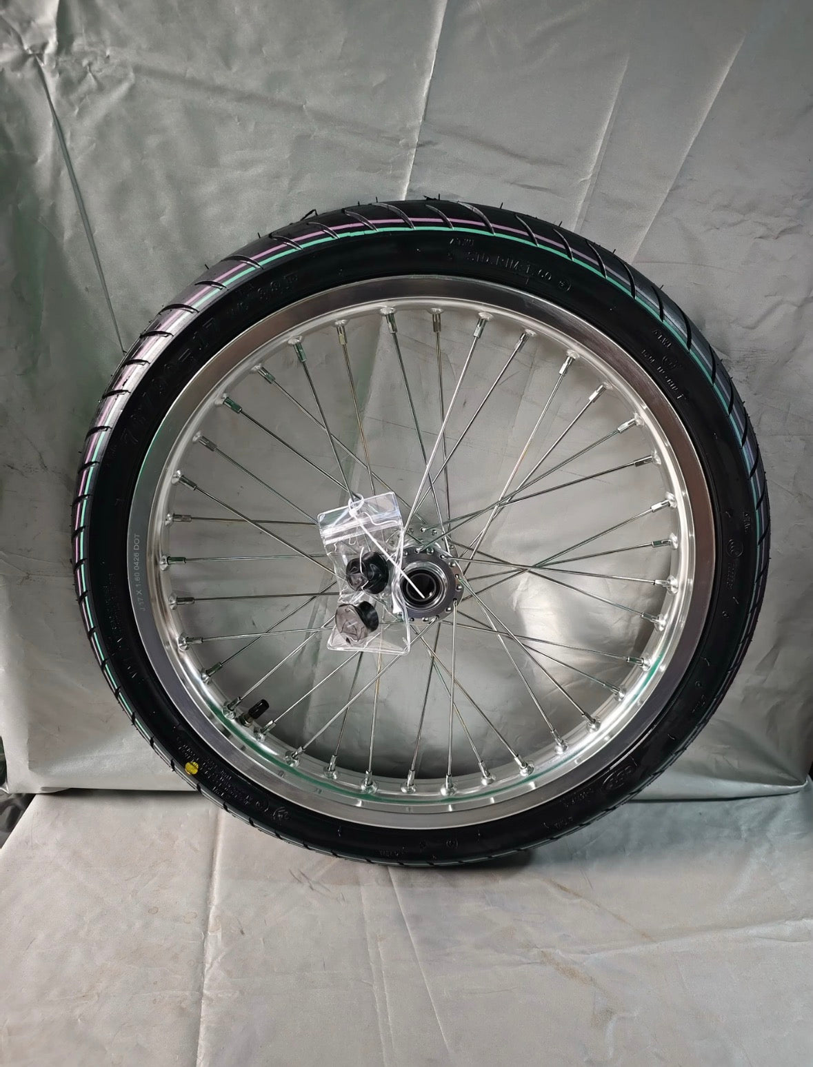 Chromed Out 17' Light Bee Supermoto Wheelset